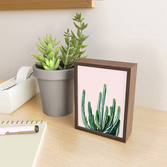 83 Oranges Cactus V6 Framed Mini Art Print