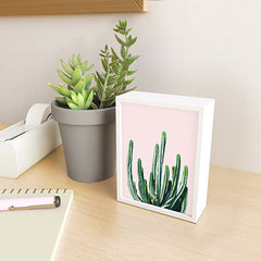 83 Oranges Cactus V6 Framed Mini Art Print