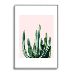 83 Oranges Cactus V6 Metal Framed Art Print