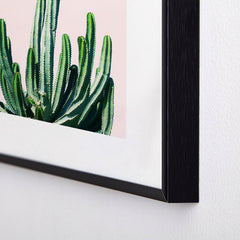 83 Oranges Cactus V6 Metal Framed Art Print