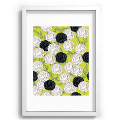 83 Oranges Carnations Recessed Framing Rectangle