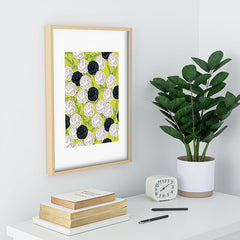 83 Oranges Carnations Recessed Framing Rectangle