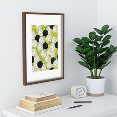 83 Oranges Carnations Recessed Framing Rectangle