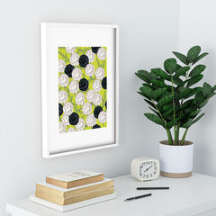 83 Oranges Carnations Recessed Framing Rectangle