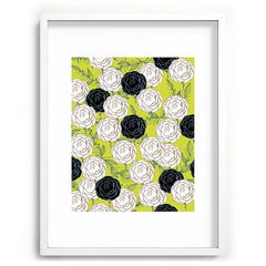 83 Oranges Carnations Recessed Framing Rectangle