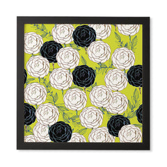 83 Oranges Carnations Framed Wall Art