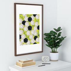 83 Oranges Carnations Recessed Framing Rectangle