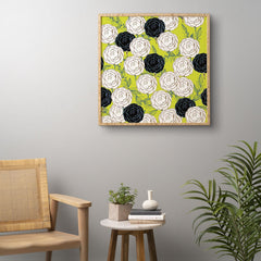83 Oranges Carnations Framed Wall Art