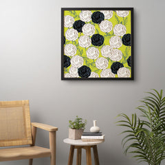 83 Oranges Carnations Framed Wall Art