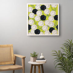 83 Oranges Carnations Framed Wall Art