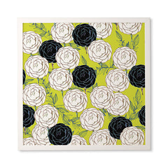 83 Oranges Carnations Framed Wall Art
