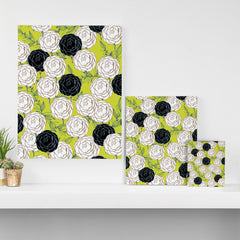 83 Oranges Carnations Art Canvas