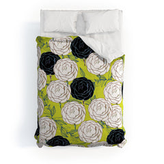 83 Oranges Carnations Comforter