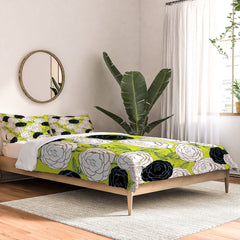 83 Oranges Carnations Comforter
