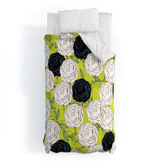 83 Oranges Carnations Comforter
