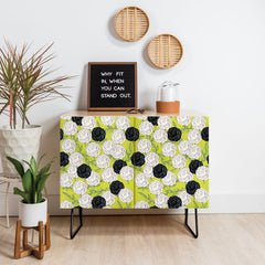 83 Oranges Carnations Credenza