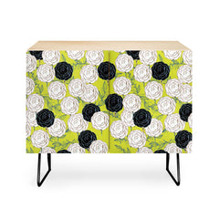 83 Oranges Carnations Credenza