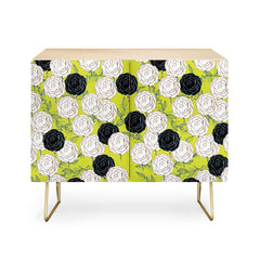 83 Oranges Carnations Credenza