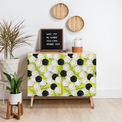 83 Oranges Carnations Credenza