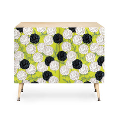 83 Oranges Carnations Credenza