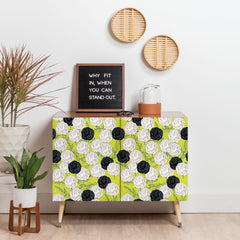 83 Oranges Carnations Credenza