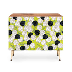 83 Oranges Carnations Credenza
