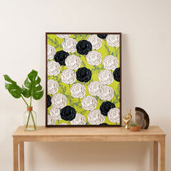 83 Oranges Carnations Art Canvas