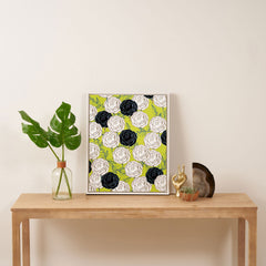 83 Oranges Carnations Art Canvas