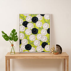 83 Oranges Carnations Art Canvas