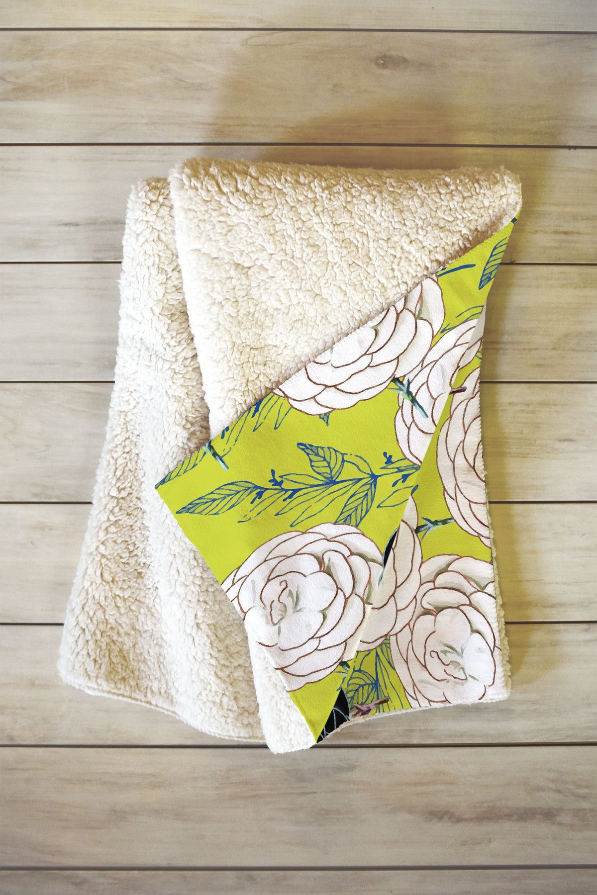 83 Oranges Carnations Fleece Throw Blanket