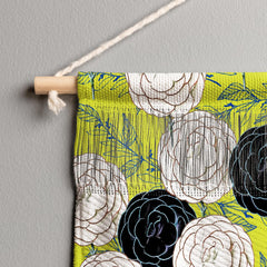 83 Oranges Carnations Wall Hanging Portrait