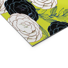 83 Oranges Carnations Welcome Mat