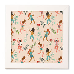 83 Oranges Central Park Zumba Framed Wall Art