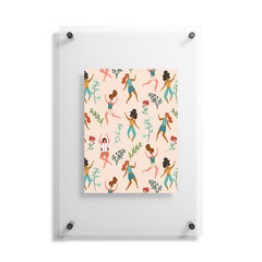 83 Oranges Central Park Zumba Floating Acrylic Print
