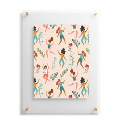 83 Oranges Central Park Zumba Floating Acrylic Print