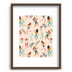83 Oranges Central Park Zumba Recessed Framing Rectangle