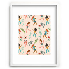 83 Oranges Central Park Zumba Recessed Framing Rectangle