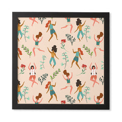 83 Oranges Central Park Zumba Framed Wall Art