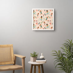 83 Oranges Central Park Zumba Framed Wall Art