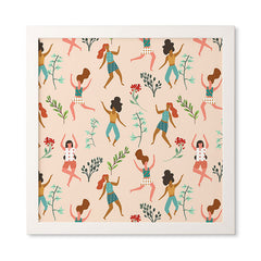 83 Oranges Central Park Zumba Framed Wall Art