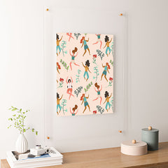 83 Oranges Central Park Zumba Floating Acrylic Print