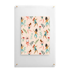 83 Oranges Central Park Zumba Floating Acrylic Print