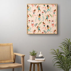 83 Oranges Central Park Zumba Framed Wall Art