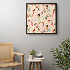 83 Oranges Central Park Zumba Framed Wall Art