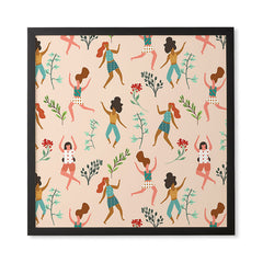 83 Oranges Central Park Zumba Framed Wall Art