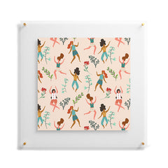 83 Oranges Central Park Zumba Floating Acrylic Print
