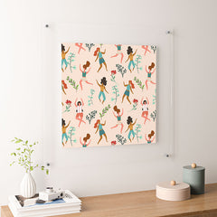 83 Oranges Central Park Zumba Floating Acrylic Print