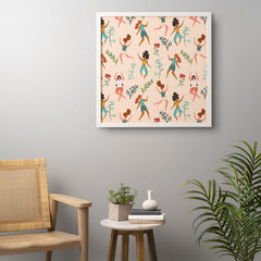 83 Oranges Central Park Zumba Framed Wall Art