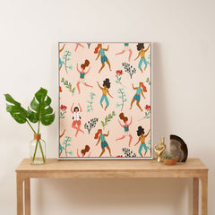 83 Oranges Central Park Zumba Art Canvas