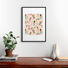 83 Oranges Central Park Zumba Framed Art Print